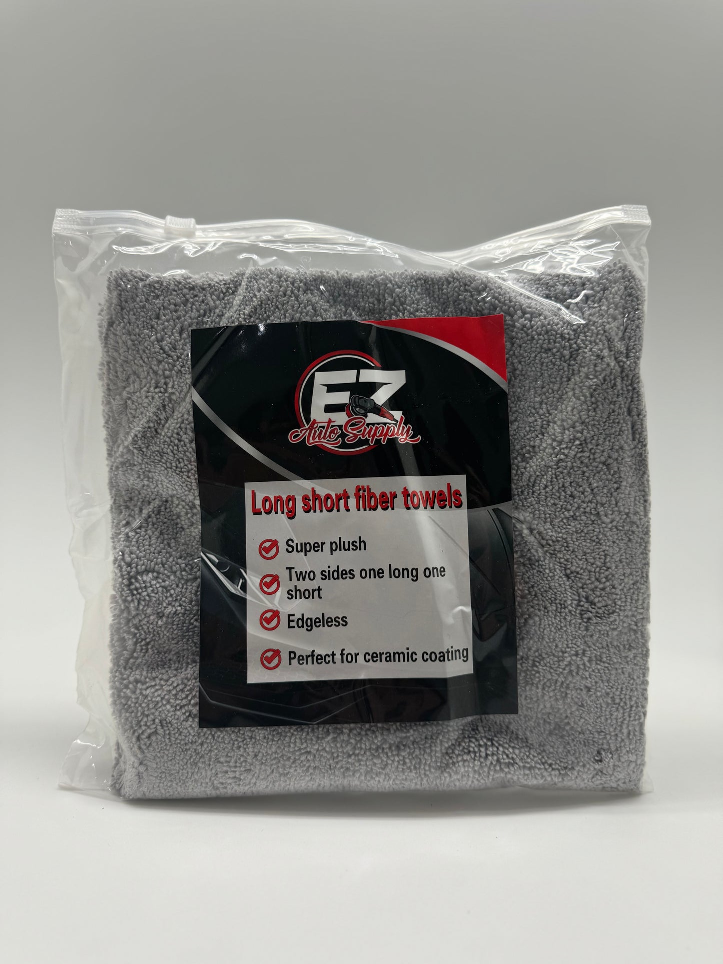 Long short fiber ceramic coating towel 40x40 380 gsm pack of 5