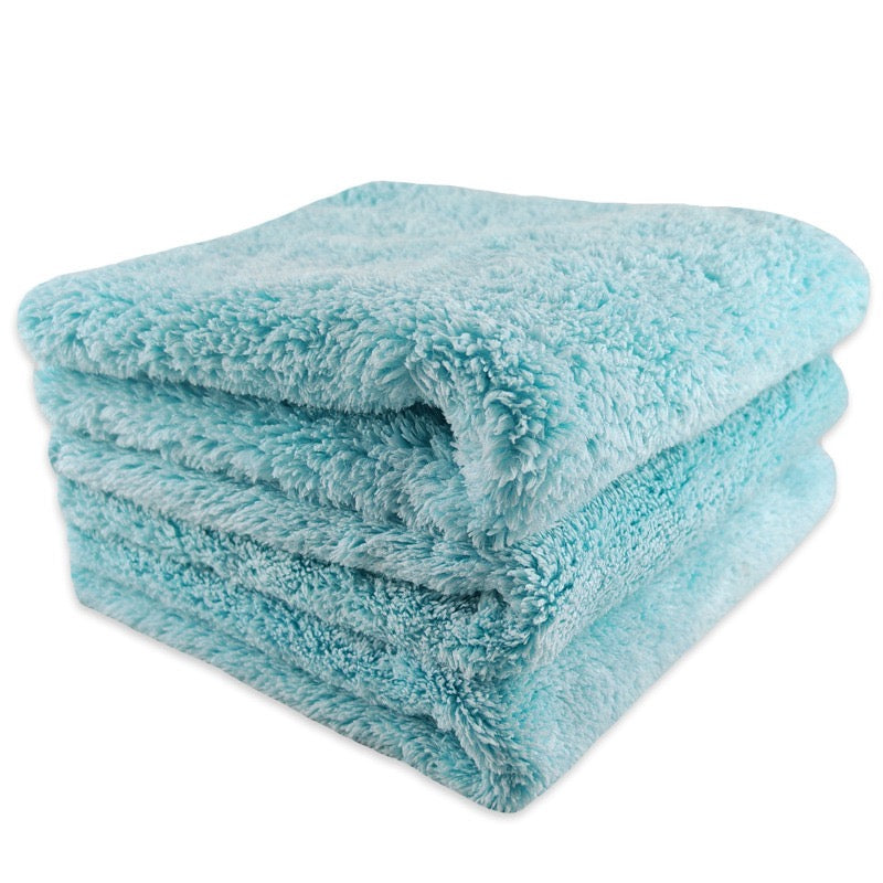 Ultra soft coral fleece towel 500gsm 40x40 pack of 4