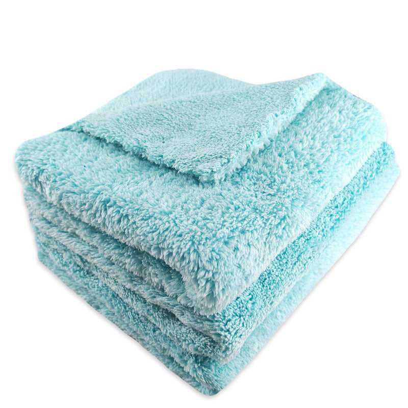 Ultra soft coral fleece towel 500gsm 40x40 pack of 4