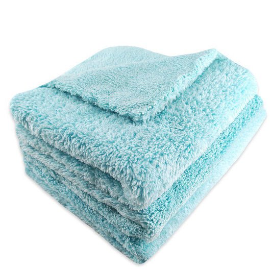 Ultra soft coral fleece towel 500gsm 40x40 pack of 4